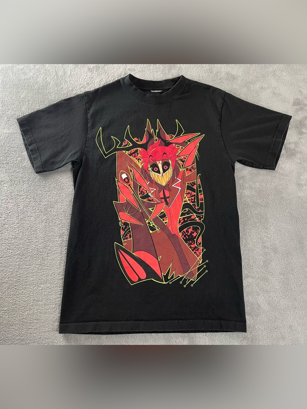 Hazbin Hotel Alastor T-Shirt Hot Topic Size Medium Radio Demon Grunge